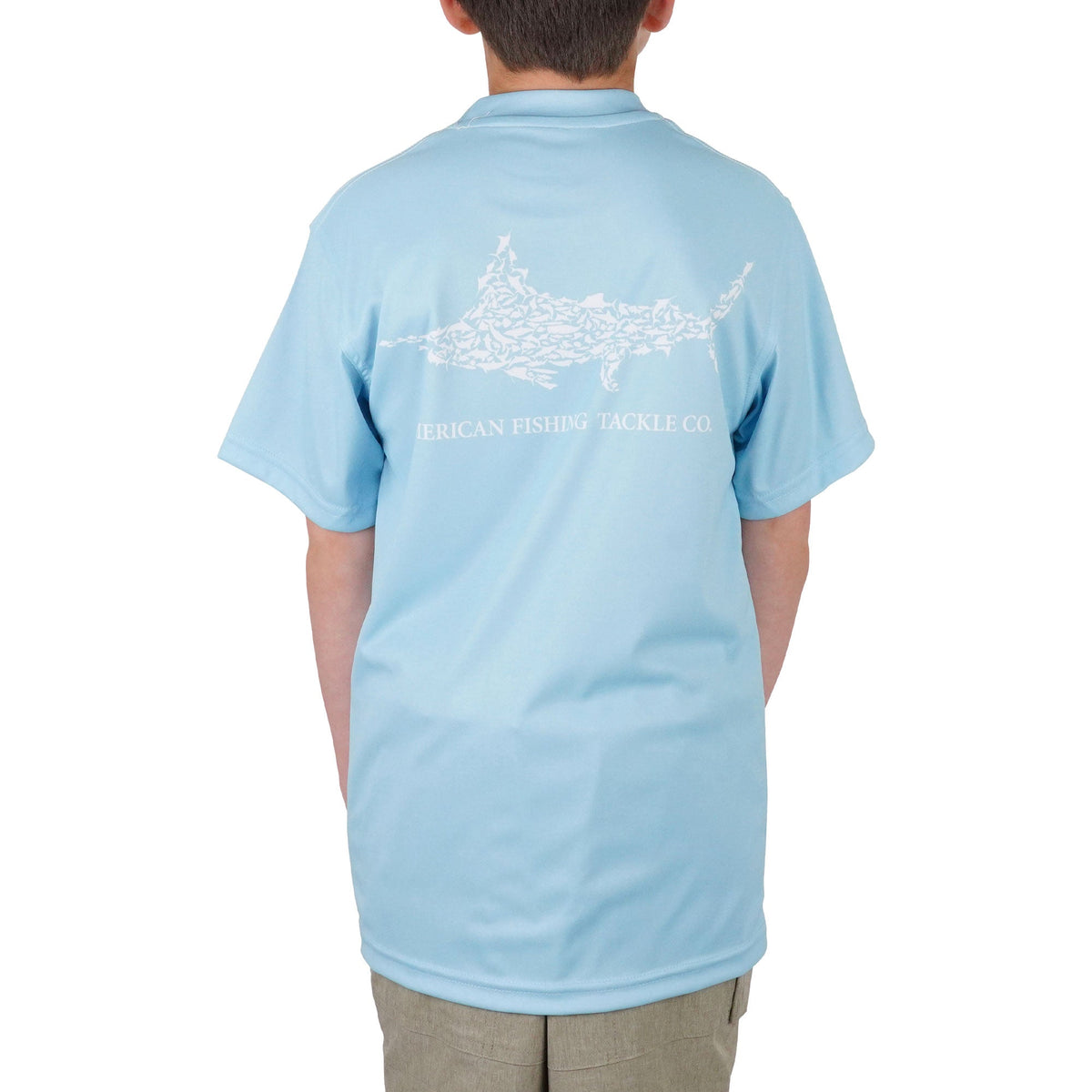 Kids AFTCO Kids Jigfish Jig Fishing Short Sleeve Shirt
