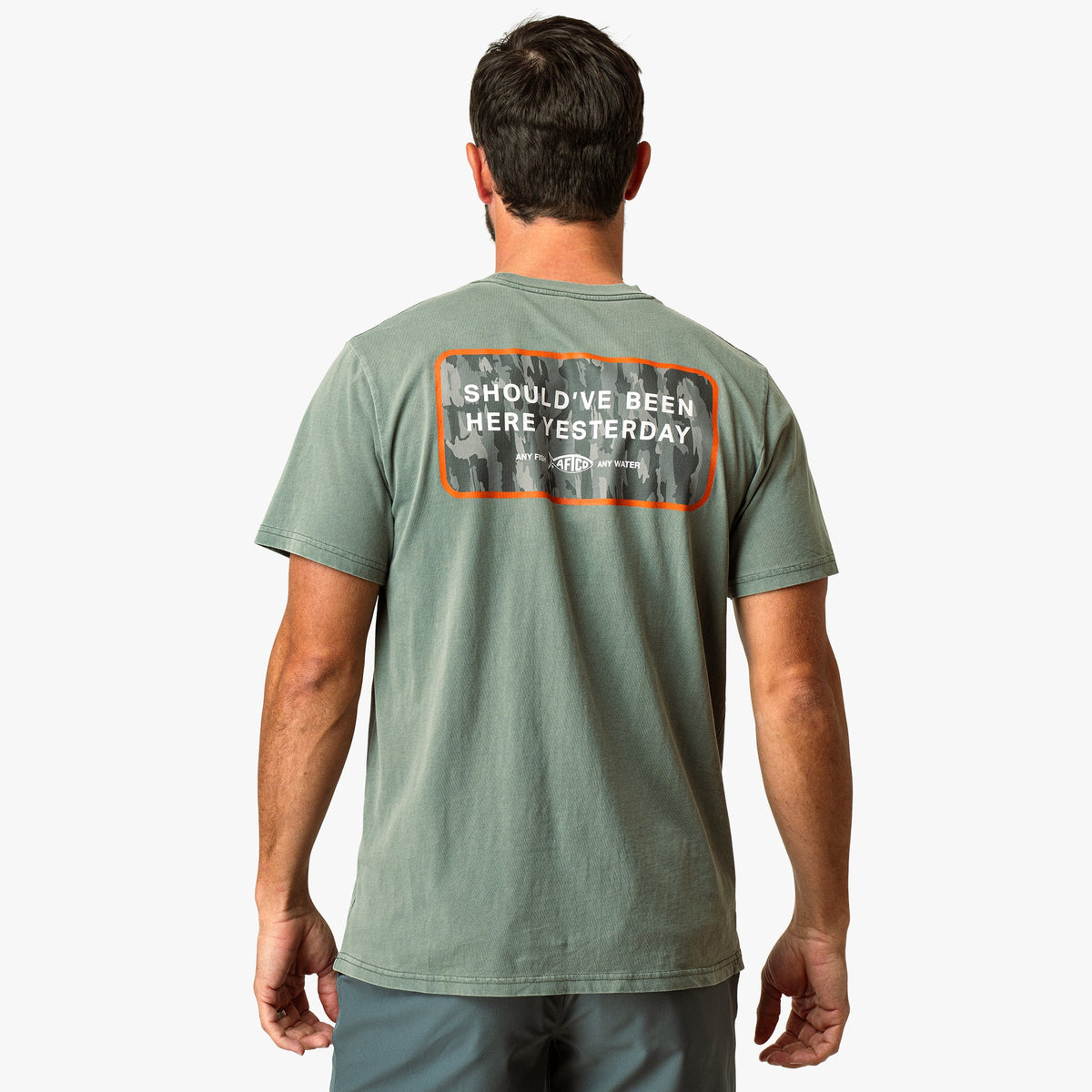 Mens AFTCO Yesterday Short Sleeve Men's Fishing T-Shirt