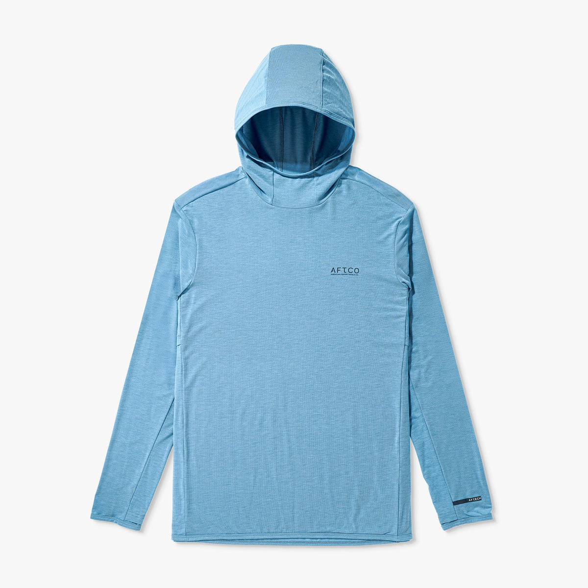 Mens AFTCO Tailwind Long Sleeve Hooded Sun Protection Shirt