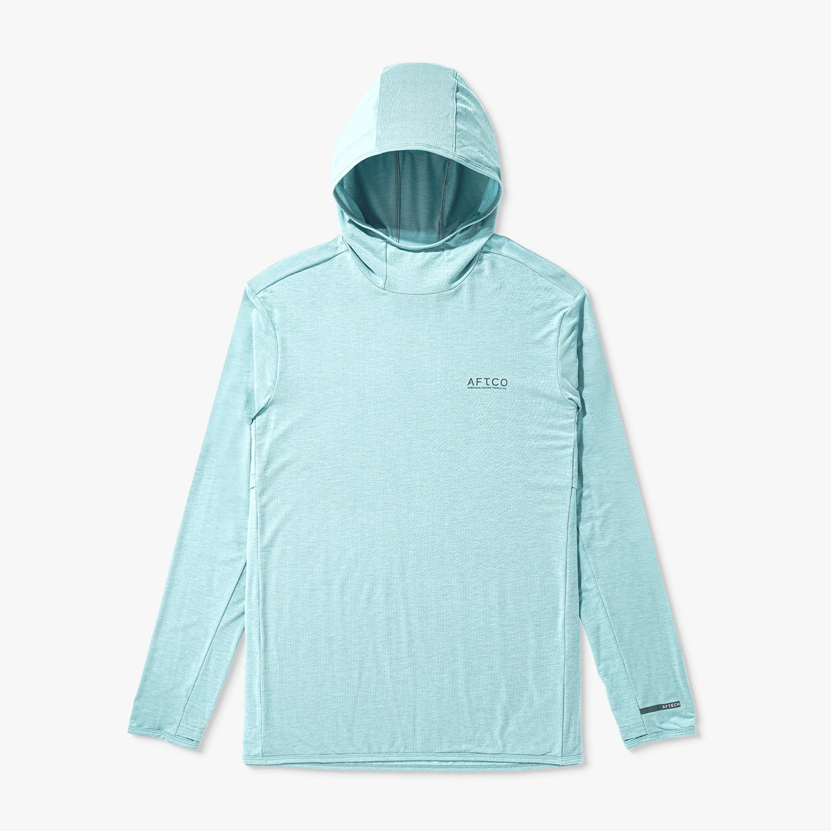 Mens AFTCO Tailwind Long Sleeve Hooded Sun Protection Shirt
