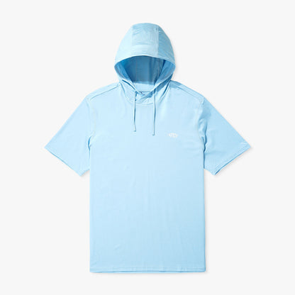 Mens AFTCO Samurai Short Sleeve Hooded Sun Protection Shirt