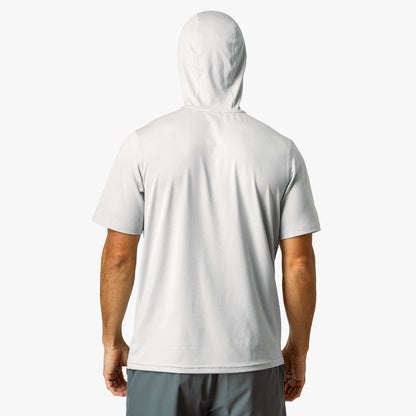 Mens AFTCO Samurai Short Sleeve Hooded Sun Protection Shirt