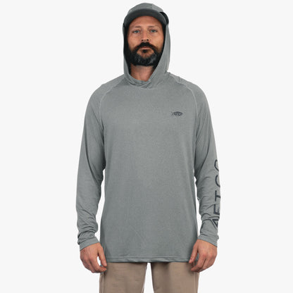 Mens AFTCO Samurai Long Sleeve Sun Protection Hoodie