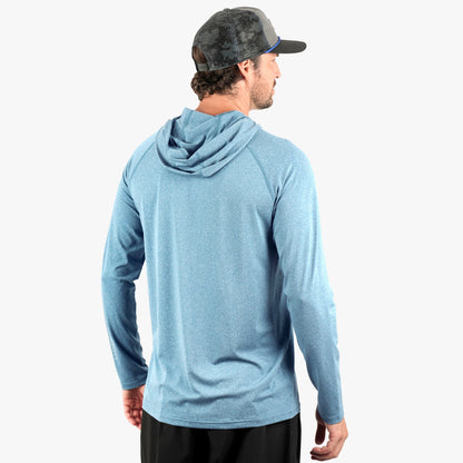 Mens AFTCO Samurai Long Sleeve Sun Protection Hoodie