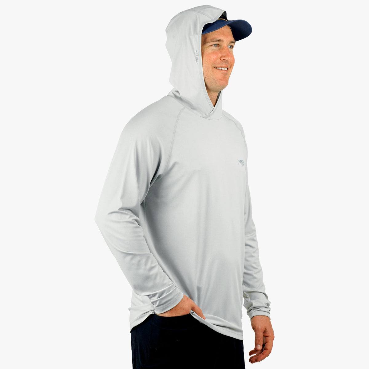 Mens AFTCO Samurai Long Sleeve Sun Protection Hoodie