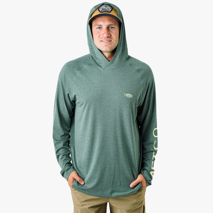 Mens AFTCO Samurai Long Sleeve Sun Protection Hoodie