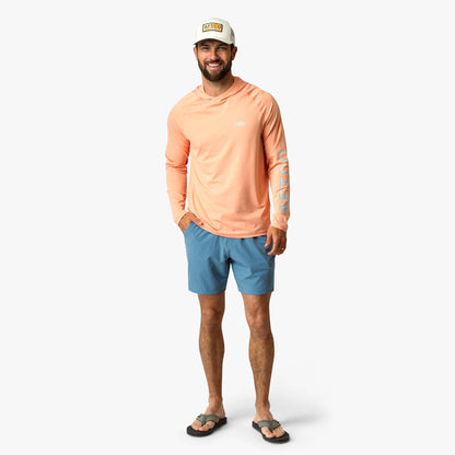 Mens AFTCO Samurai Long Sleeve Sun Protection Hoodie