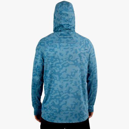 Mens AFTCO Adapt Phase Change Hooded Fishing Shirt