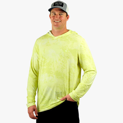 Mens AFTCO Ocean Bound Hooded Performance Shirt