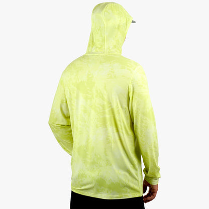 Mens AFTCO Ocean Bound Hooded Performance Shirt