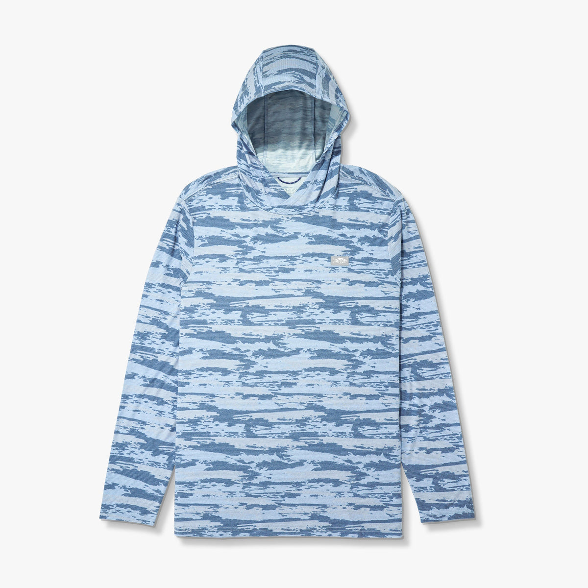 Mens AFTCO Ocean Bound Hooded Performance Shirt