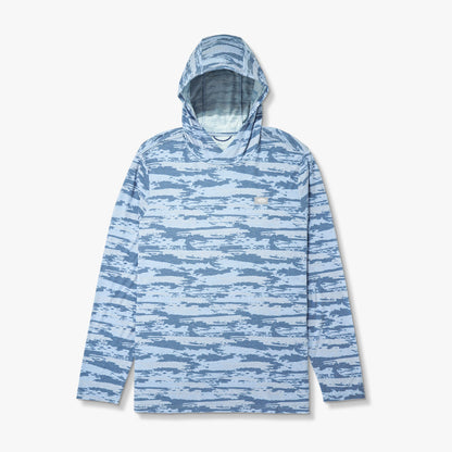 Mens AFTCO Ocean Bound Hooded Performance Shirt