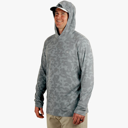 Mens AFTCO Ocean Bound Hooded Performance Shirt