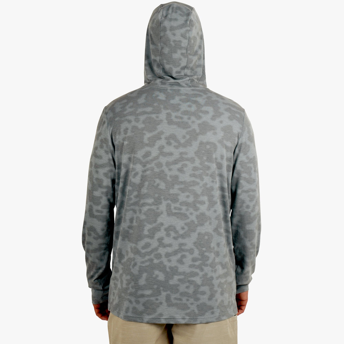 Mens AFTCO Ocean Bound Hooded Performance Shirt