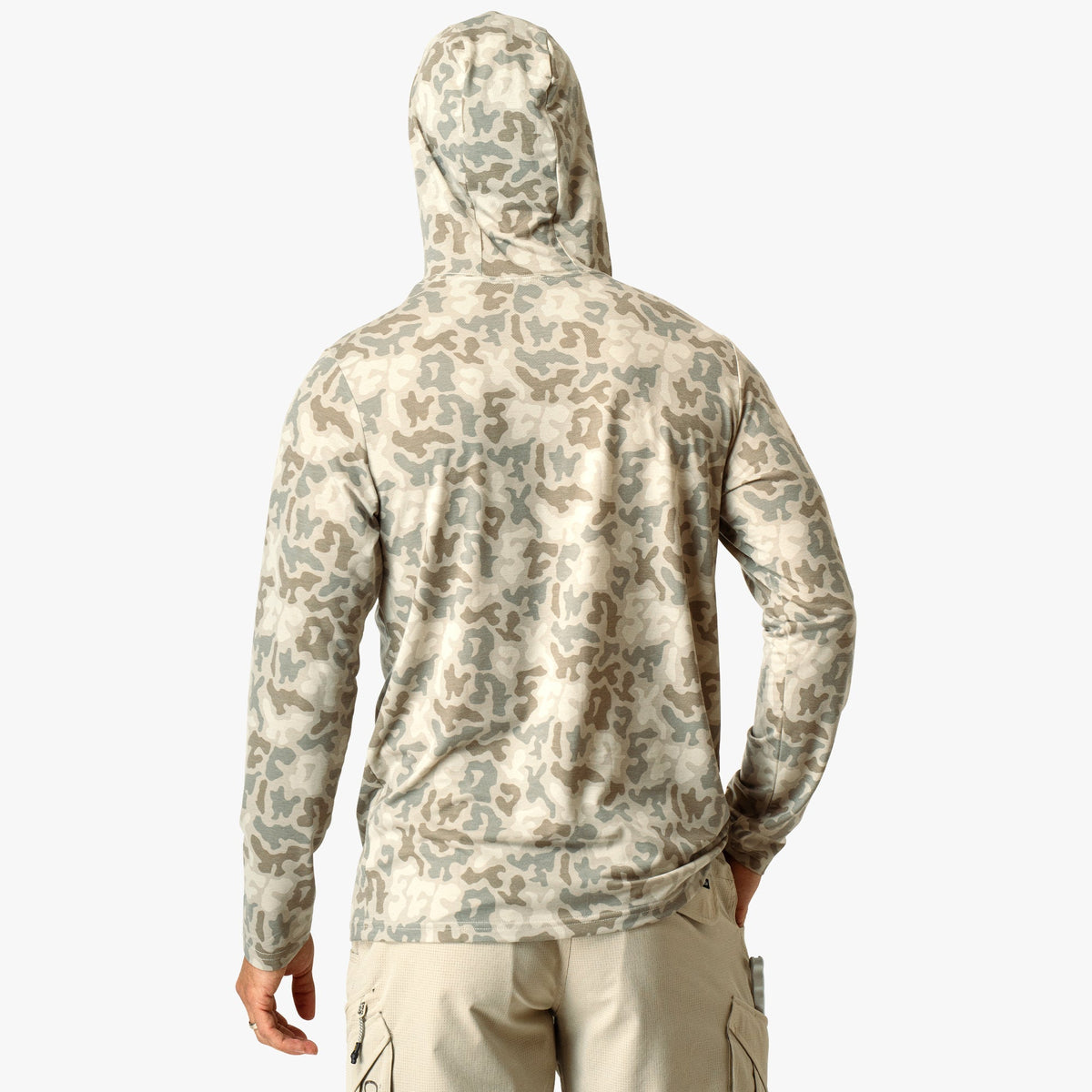 Mens AFTCO Ocean Bound Hooded Performance Shirt