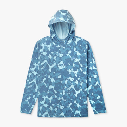 Mens AFTCO Ocean Bound Hooded Performance Shirt