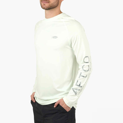 Mens AFTCO Men's Long Sleeve Sun Protection Shirt - Samurai by AFTCO