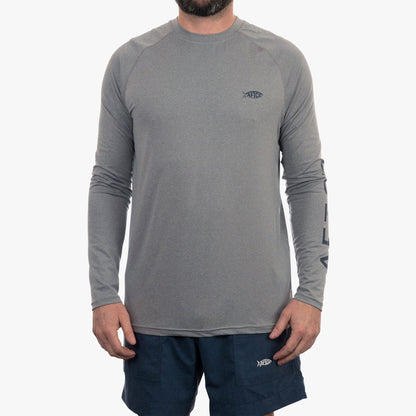Mens AFTCO Men's Long Sleeve Sun Protection Shirt - Samurai by AFTCO