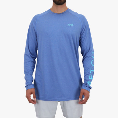 Mens AFTCO Men's Long Sleeve Sun Protection Shirt - Samurai by AFTCO