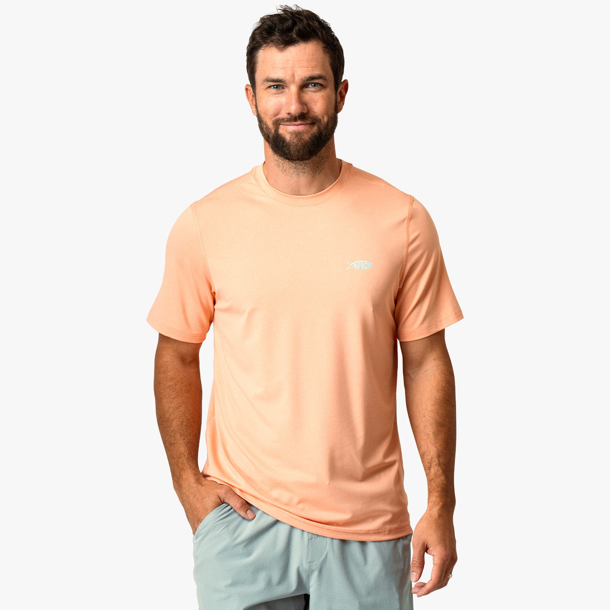 Mens AFTCO Samurai SS Performance Shirt