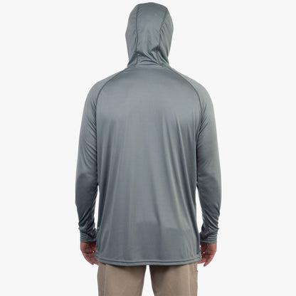 Mens AFTCO Jason Christie's Hooded LS Bass Fishing Performance Shirt