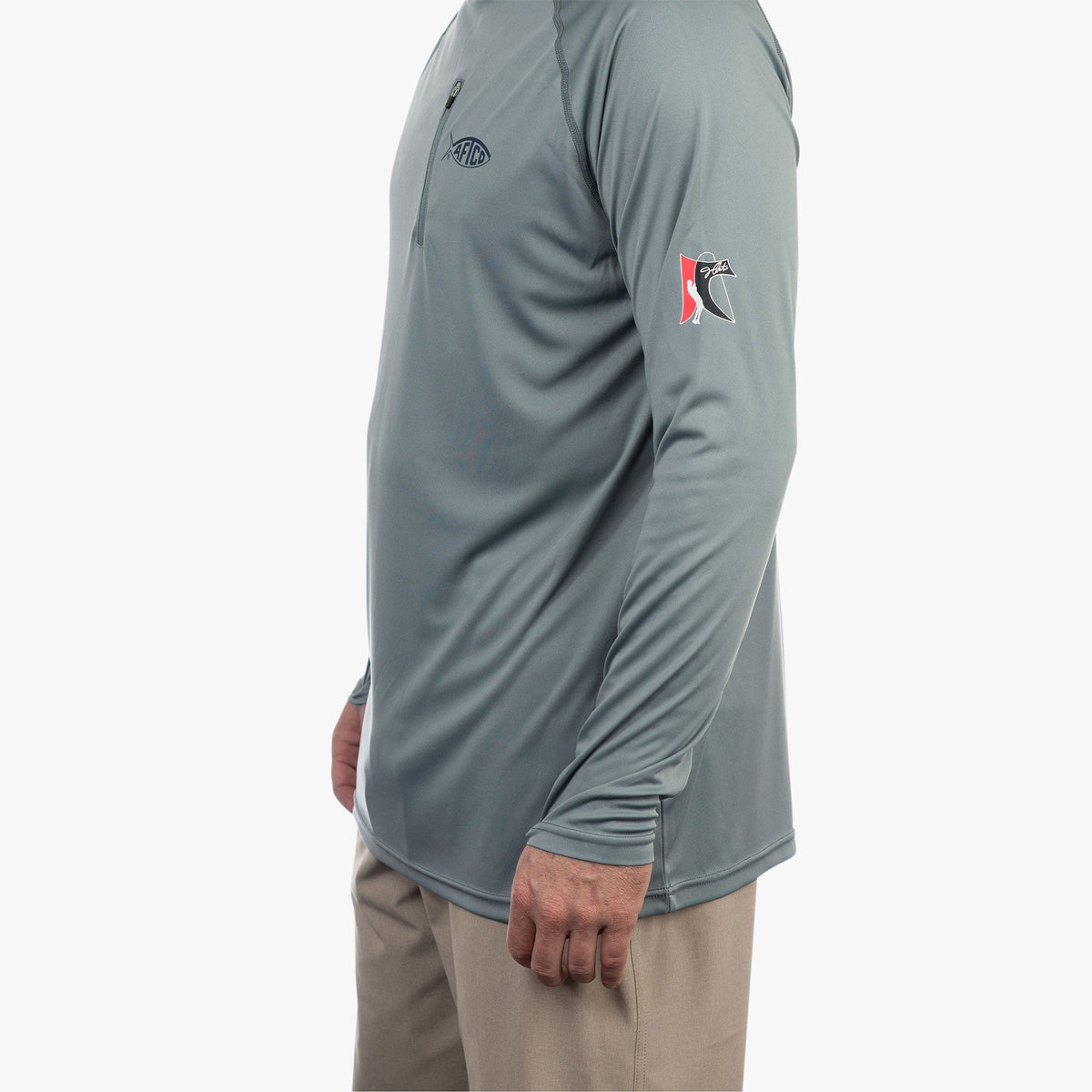 Mens AFTCO Jason Christie's Hooded LS Bass Fishing Performance Shirt