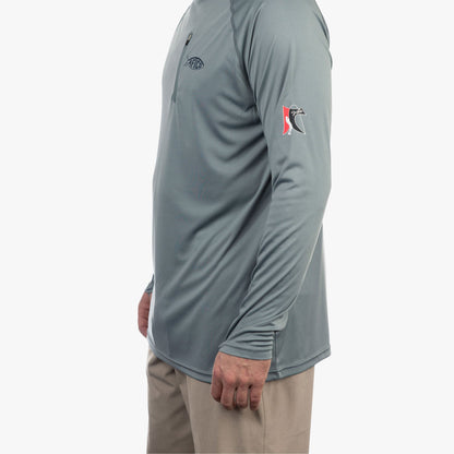 Mens AFTCO Jason Christie's Hooded LS Bass Fishing Performance Shirt