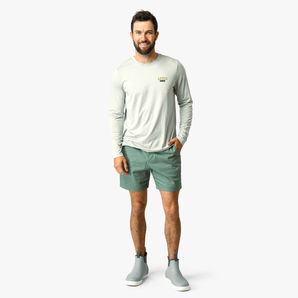 Mens AFTCO Landlocked Stretch Shorts