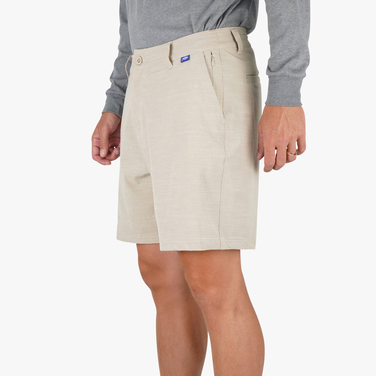 Mens AFTCO 365 Hybrid Stretch Chino Fishing Shorts