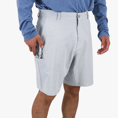 Mens AFTCO 365 Hybrid Stretch Chino Fishing Shorts