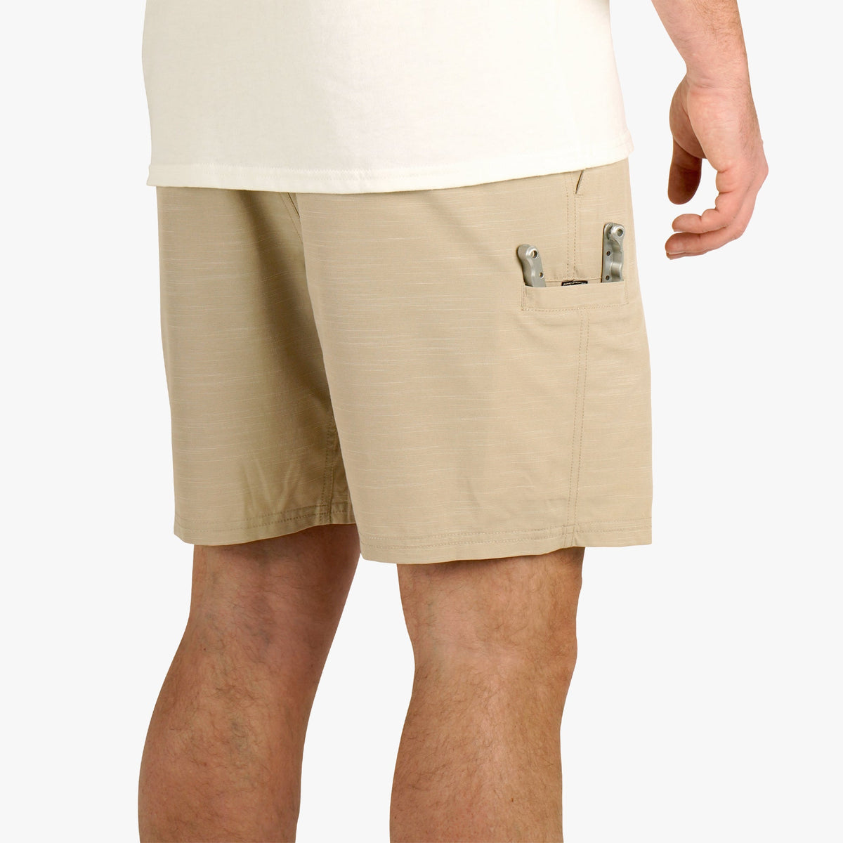 Mens AFTCO 365 Hybrid Stretch Chino Fishing Shorts
