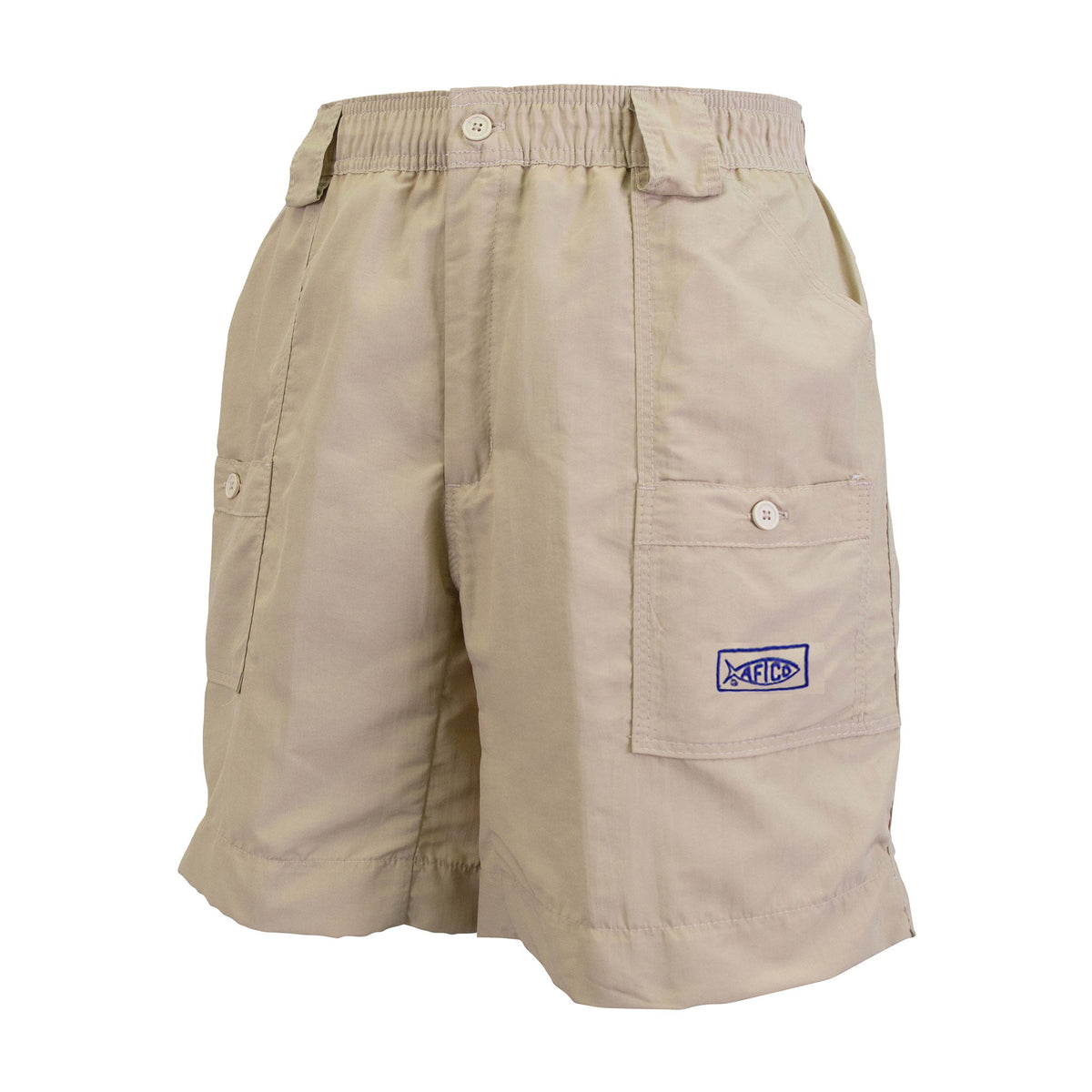 Mens AFTCO Original Mens Fishing Shorts Long - Classic Colors - AFTCO