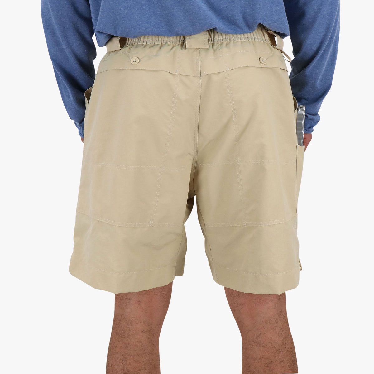 Mens AFTCO Original Mens Fishing Shorts Long - Classic Colors - AFTCO