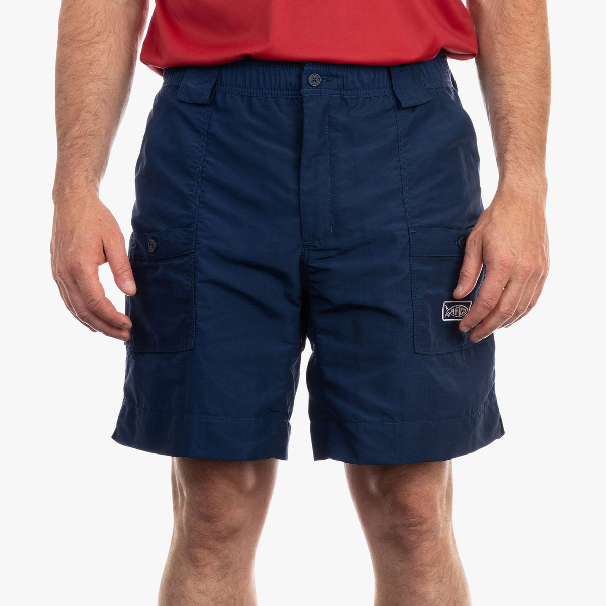 Mens AFTCO Original Mens Fishing Shorts Long - Classic Colors - AFTCO