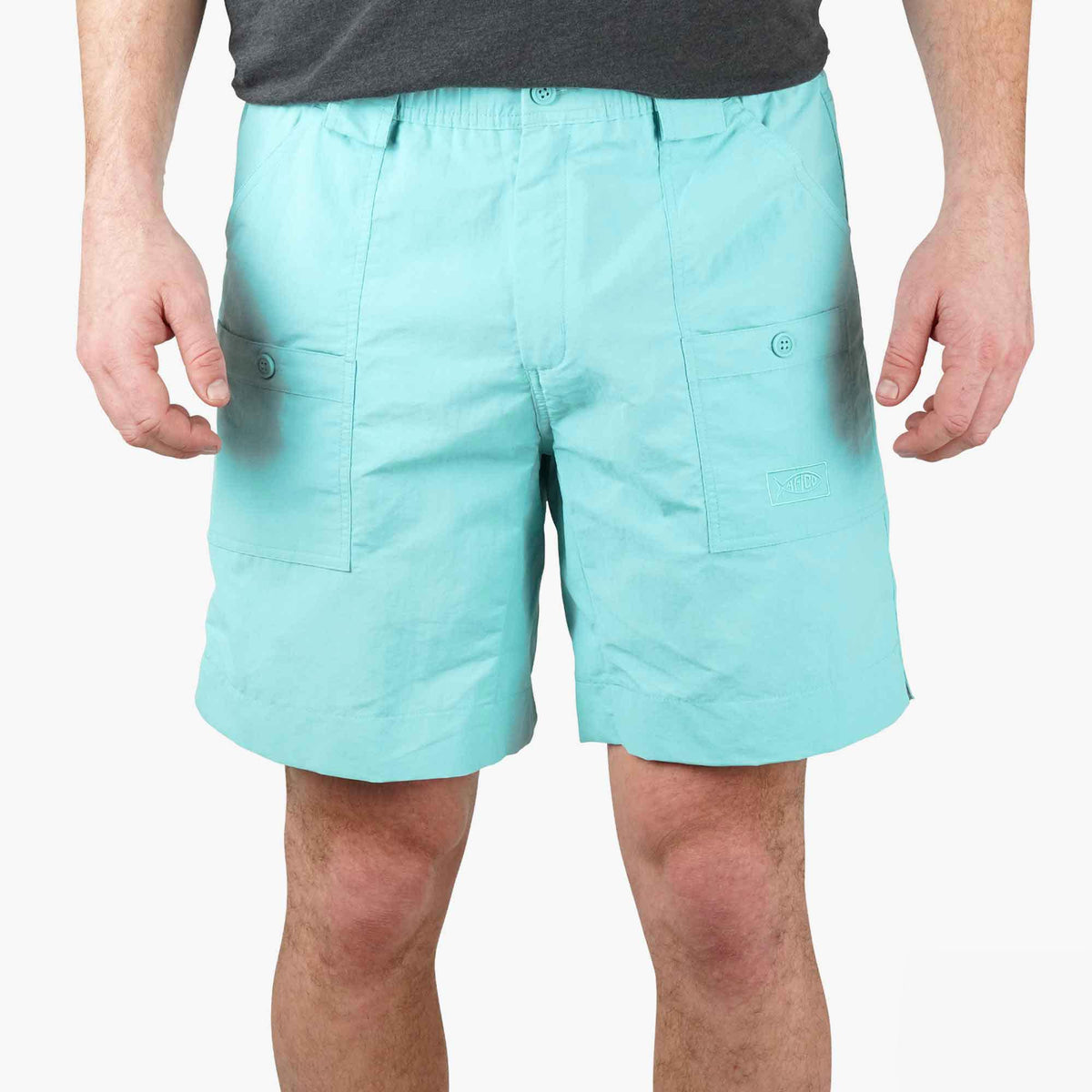 Mens AFTCO Original Mens Fishing Shorts Long - Classic Colors - AFTCO