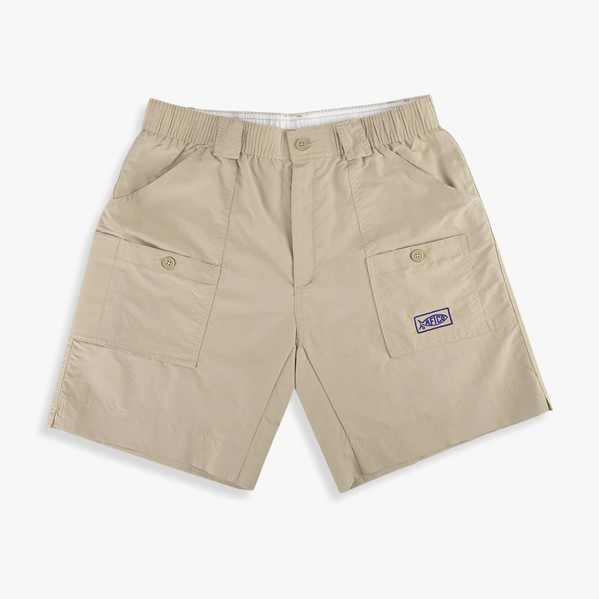 Mens AFTCO Original Mens Fishing Shorts Long - Classic Colors - AFTCO