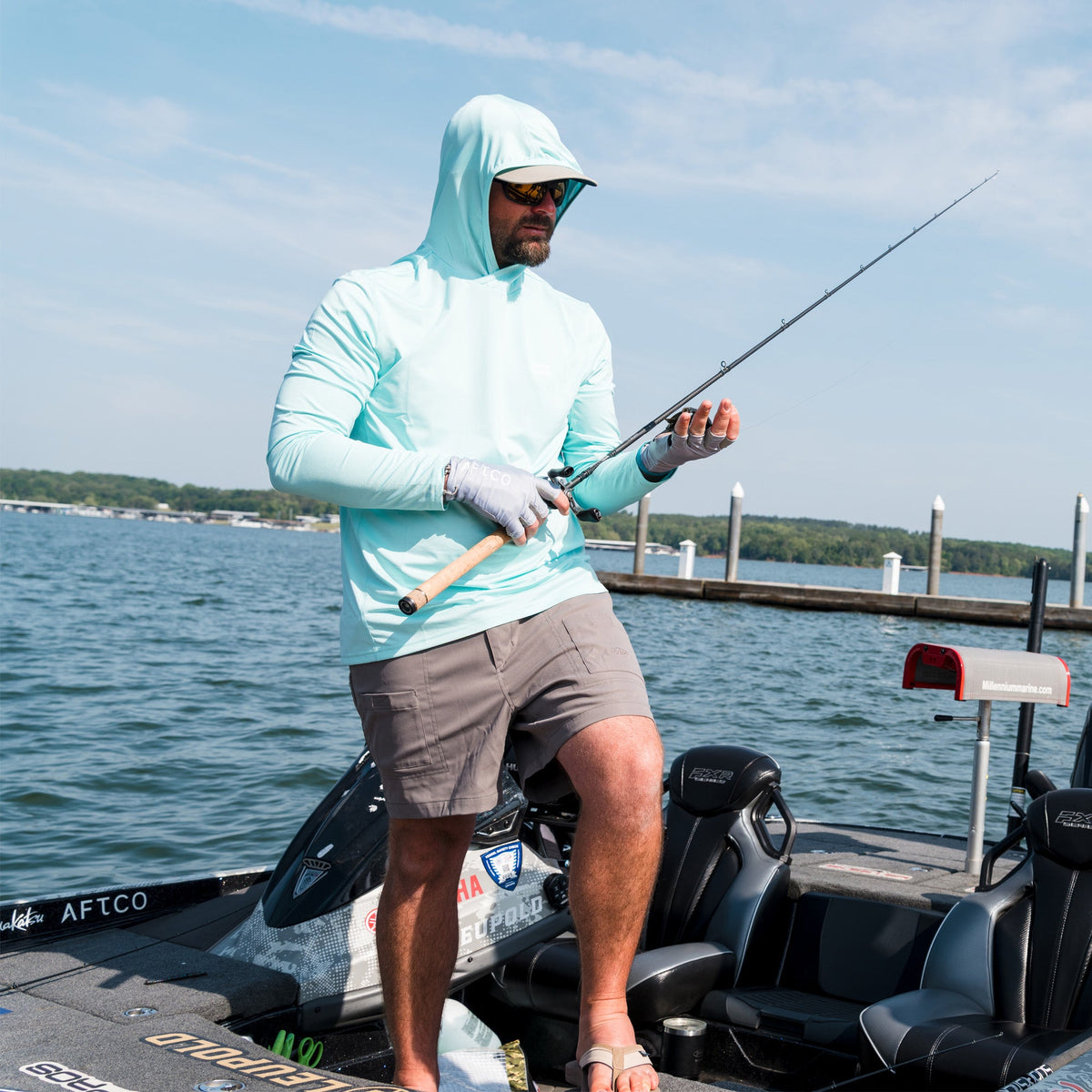 Mens AFTCO Flex 01 Men's Fishing Shorts