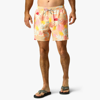 Mens AFTCO Strike Printed Swim Trunks