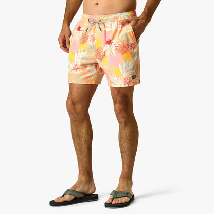 Mens AFTCO Strike Printed Swim Trunks