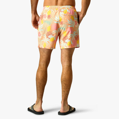 Mens AFTCO Strike Printed Swim Trunks
