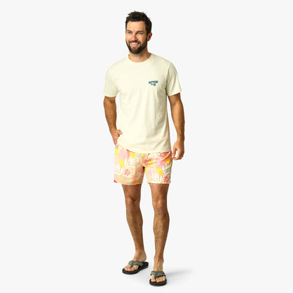 Mens AFTCO Strike Printed Swim Trunks