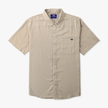 Mens AFTCO Dorsal Short Sleeve Button Down Shirt