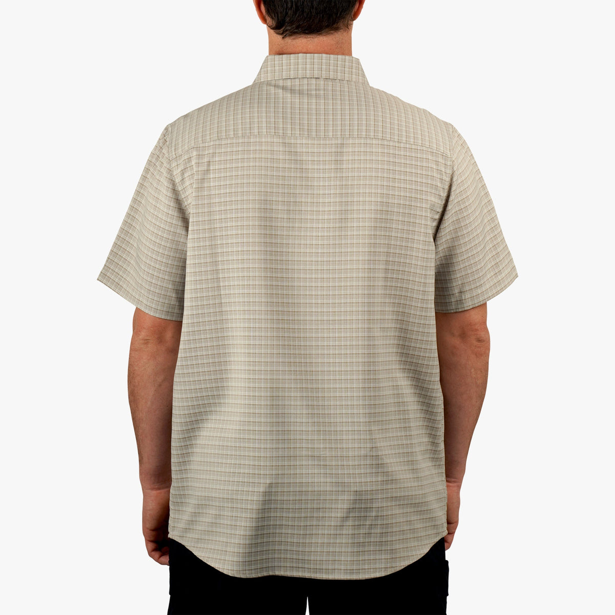 Mens AFTCO Dorsal Short Sleeve Button Down Shirt