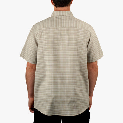 Mens AFTCO Dorsal Short Sleeve Button Down Shirt