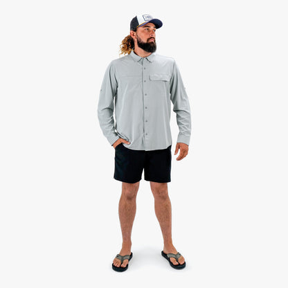 Mens AFTCO Air-O Mesh LS Fishing Button Up Shirts