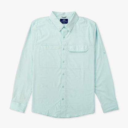Mens AFTCO Air-O Mesh LS Fishing Button Up Shirts