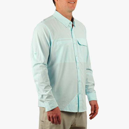 Mens AFTCO Air-O Mesh LS Fishing Button Up Shirts