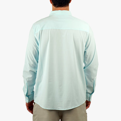 Mens AFTCO Air-O Mesh LS Fishing Button Up Shirts
