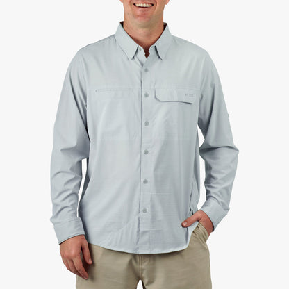 Mens AFTCO Air-O Mesh LS Fishing Button Up Shirts