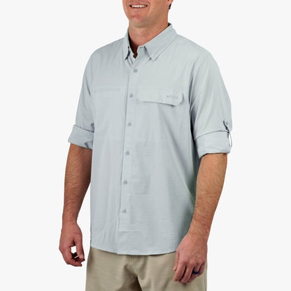 Mens AFTCO Air-O Mesh LS Fishing Button Up Shirts